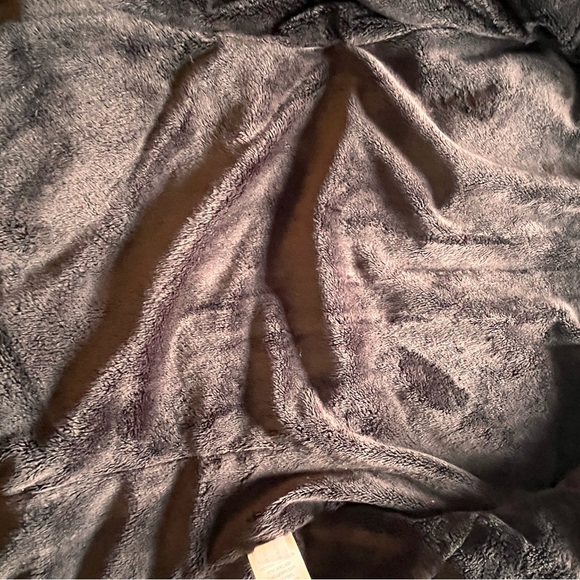 Calvin Klein Women's XS Black Puffer Coat Short Zipper Snap Closure Faux Fur - Picture 14 of 14